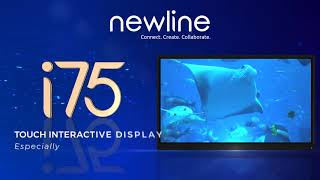 Newline i75 | Touch Interactive Display | 2D and 3D Videos