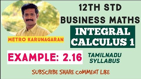12th Std BM Example 2.16 Evaluate Integration 3^ ²x+3 dx