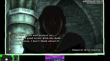 The Elder Scrolls IV: Oblivion Speedrun Any% (3m:26:840ms)