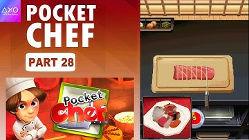 Cooking simulation Making Three fish sushi | Pocket Chef | Java Game Part - 28