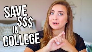 10 LIFE HACKS for SAVING MONEY in COLLEGE! | Back to School 2017