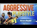 HOW TO WIN | Play Aggressive and Smart - Guide and Tips (Fortnite Battle Royale)