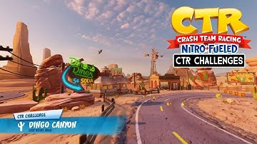Crash Team Racing Nitro Fueled Dingo Canyon CTR Challenge Token Locations