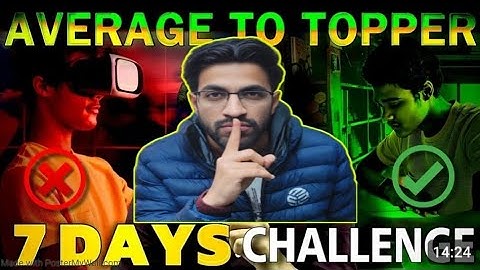 Average to Topper in Next 7 Days 🔥|Secret Tips of Every Topper |How To Study like Topper Alex Mukeet