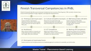CCEFinland  Phenomenon Based Learning  PhBL