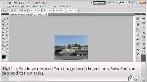 Change image size and dimensions in Photoshop