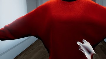 Real Time Cloth - Virtual Reality