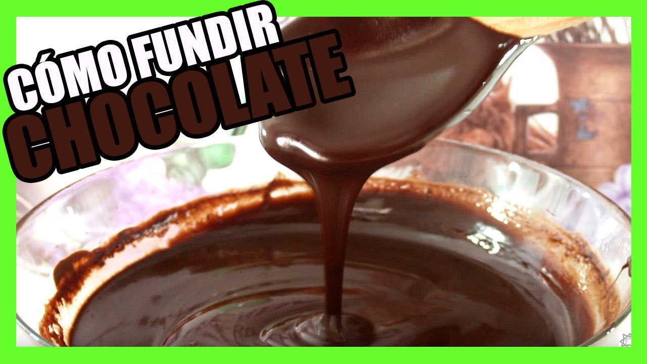 Aplicado pirámide Templado Cómo fundir chocolate 🍫 Trucos y consejos ✓ para el mejor Chocolate  Fundido. - YouTube