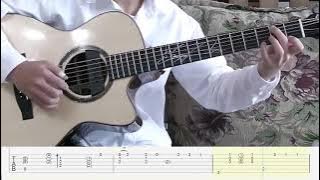 Fingerstyle Tabs | Extreme - More Than Words | Sungha Jung Tabs | Guitar Cover | Guitar Tutorial