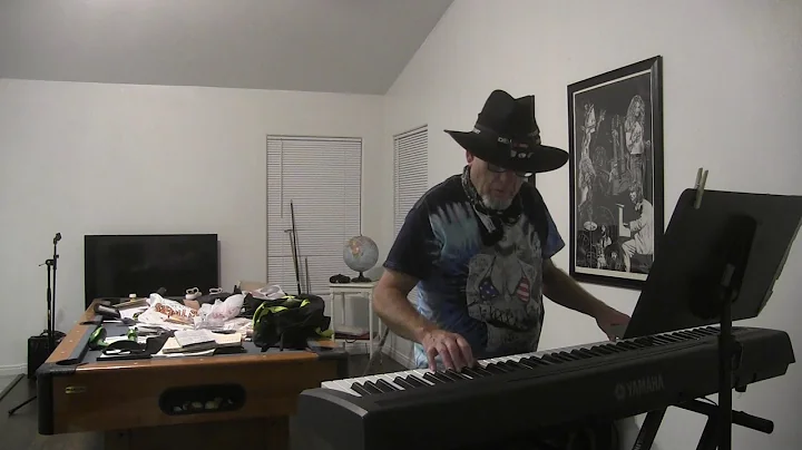 Dave Rawlinson Jammin at home on his piano