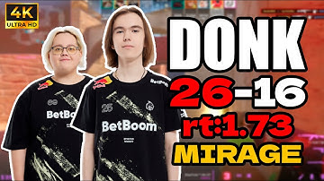 donk (26-16) rt:1.73 w/magixx +VOICE COMMS (mirage) l EU FACEIT RANKED l #cs2 #pov
