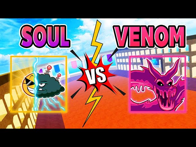 INTENSE!!) Soul Vs Venom - Blox Fruits 