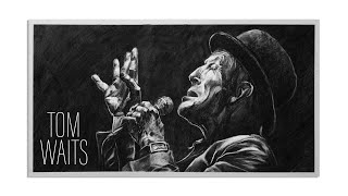 How to draw TOM WAITS (Timelapse)