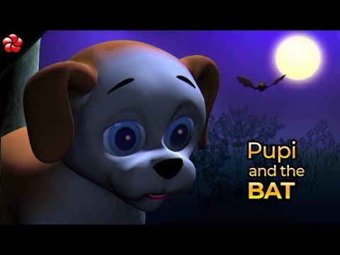 Pupi and the Bat  Pupi story Tamil cartoon stories for Kids