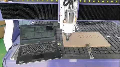 AccTek woodworking cnc router machine 1224 engraving test for Jorge