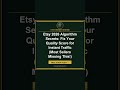Etsy 2026 Algorithm Secrets: Fix Your Quality Score for Instant Traffic (Most Sellers Miss #Sho
