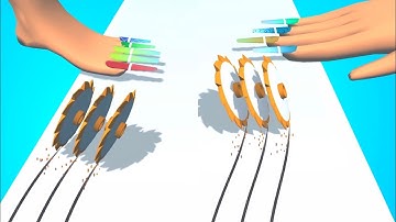 Slice Nails |  All Levels Gameplay Android,ios