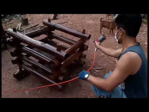 การพ้นสีไม้ไผ่