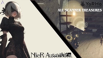 Nier Automata - All Scanner Treasures
