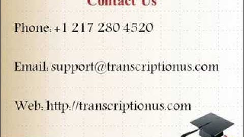 Focus Group Transcription Services