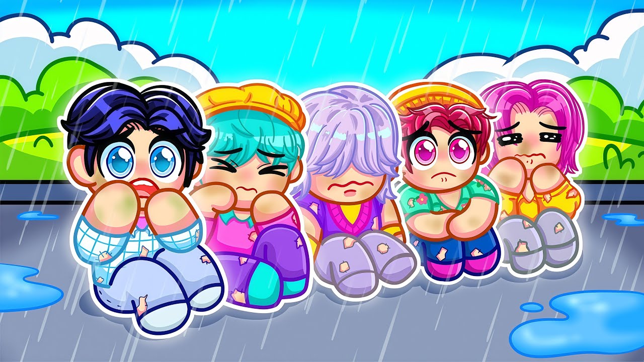 ¡Los QUÍNTUPLES PERDIDOS encuentran una NUEVA FAMILIA en Roblox! | Kpop Demon Hunters