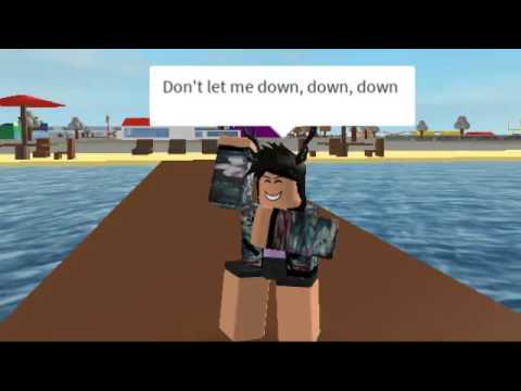 Don T Let Me Down Roblox Music Video Nightcore Youtube - don't let me down roblox