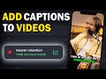 Generate Better Captions with AI (Free plan + No Watermark)