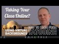 How to look like you are Zooming from Tatooine - Virtual Zoom background images for education