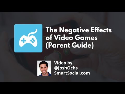 Negative Effects of Video Games Parent Guide (by SmartSocial.com Founder Josh Ochs)