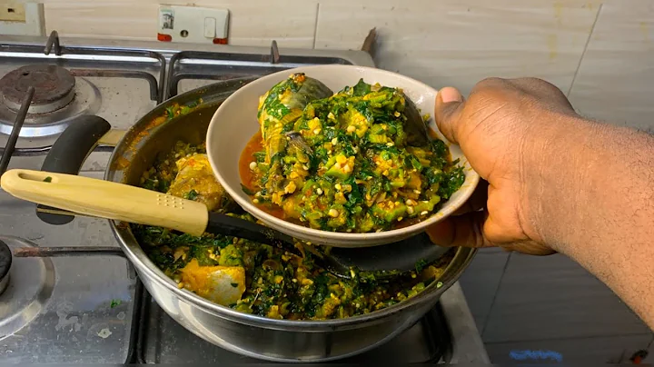 How to cook very delicious pocket friendly okra soup with just mackerel fish  /okra fish soup