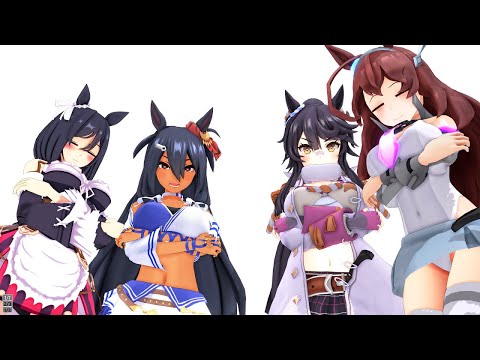【ウマ娘MMD】 Ghost Dance!－【高等部にいる推したちによる○○顔ダンス】【エイシンフラッシュ、ヒシアマゾン、ナリタブライアン、ミホノブルボン】