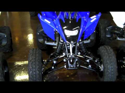 Yamaha Raptor 125 Quad - Blue & White Raptor 125 Pair Walkaround