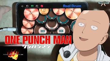 ONE PUNCH MAN OPENING 1 | THE HERO [JAM PROJECT] (REAL DRUM COVER)
