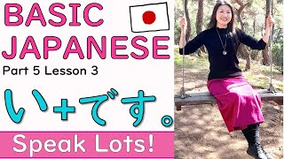 I-ADJECTIVES Japanese lesson for Beginners  Part 5 Lesson 3 JLPT N5
