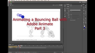 Beginners Video to Create a simple Bouncing Ball using Adobe Animate - Part 3