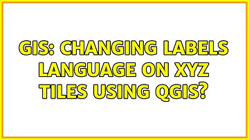 GIS: Changing labels language on XYZ tiles using QGIS? (2 Solutions!!)