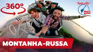 T3ddy topa o DESAFIO do Patife de ir na montanha-russa da Cidade do Rock ❗🙆‍♂⚡ Rock In Rio 2019