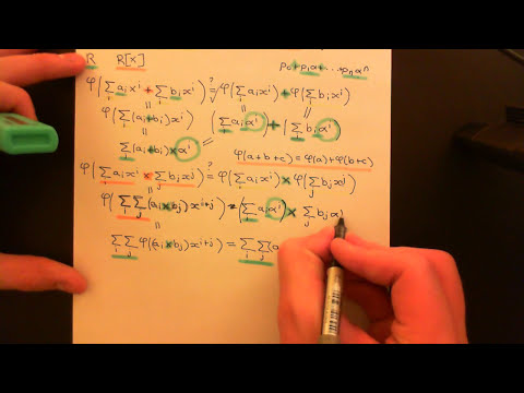 Evaluation Homomorphism for