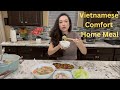 Braised catfish with sour soup  vietnamese comfort home meal  canh chua co kho to