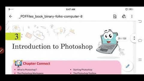 8 std Computer unit:3 Introduction to photoshop