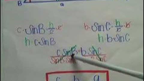 CALS ECHS -- Trigonometry: Law of Sines Derivation