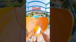 Bella Ciao Playground Messi football With Water slide Parkour pov