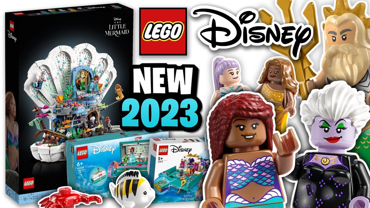 Er velkendte forudsigelse Tolkning LEGO Disney the Little Mermaid 2023 Sets OFFICIALLY Revealed - YouTube