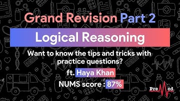 Logical Reasoning - Grand Final Revision tips and Tricks - Part 2 - ft: Haya Khan