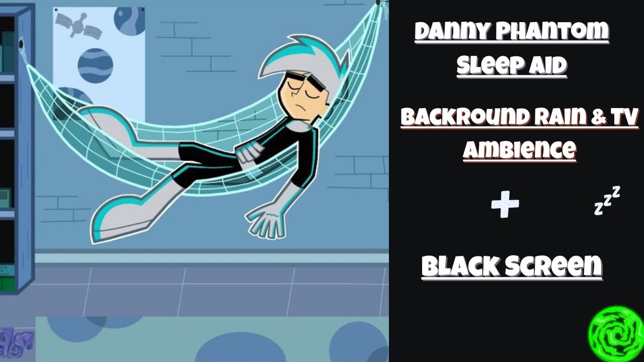 Danny Phantom S1 Sleep Aid | Rainstorm Ambience + Black Screen - YouTube