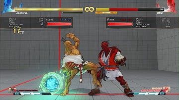 STREET FIGHTER V Oro unique stun reset