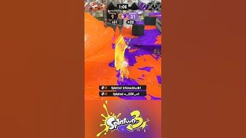 Triple Kill 👌 | #splatoon3 #gaming #shorts #3v3
