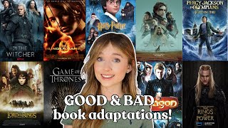 Best & Worst Book Adaptations (Movies and TV Shows!)