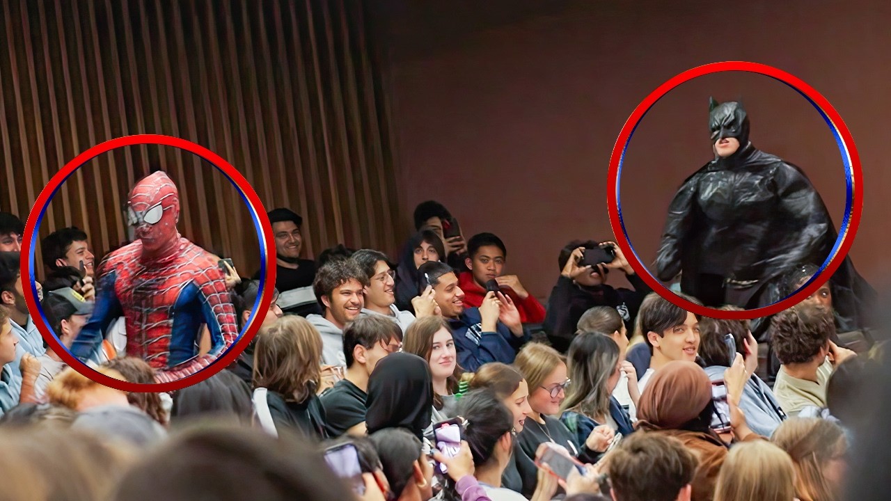 КЛАССНЫЙ РОЗЫГРЫШ БЭТМЕН ПРОТИВ ЧЕЛОВЕКА-ПАУКА!!