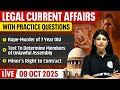 Legal Current Affairs Today | 9 October 2025 | Legal News | Judiciary/APO/ADA | Judiciary By PW